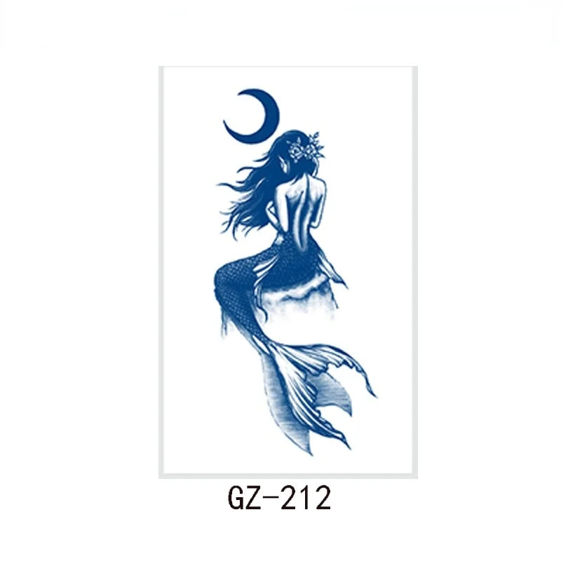 Net Red Herbal Juice Tattoo Sticker Semi-permanent Waterproof Sweat Resistant Tattoo Masking Scar Tattoo Sticker