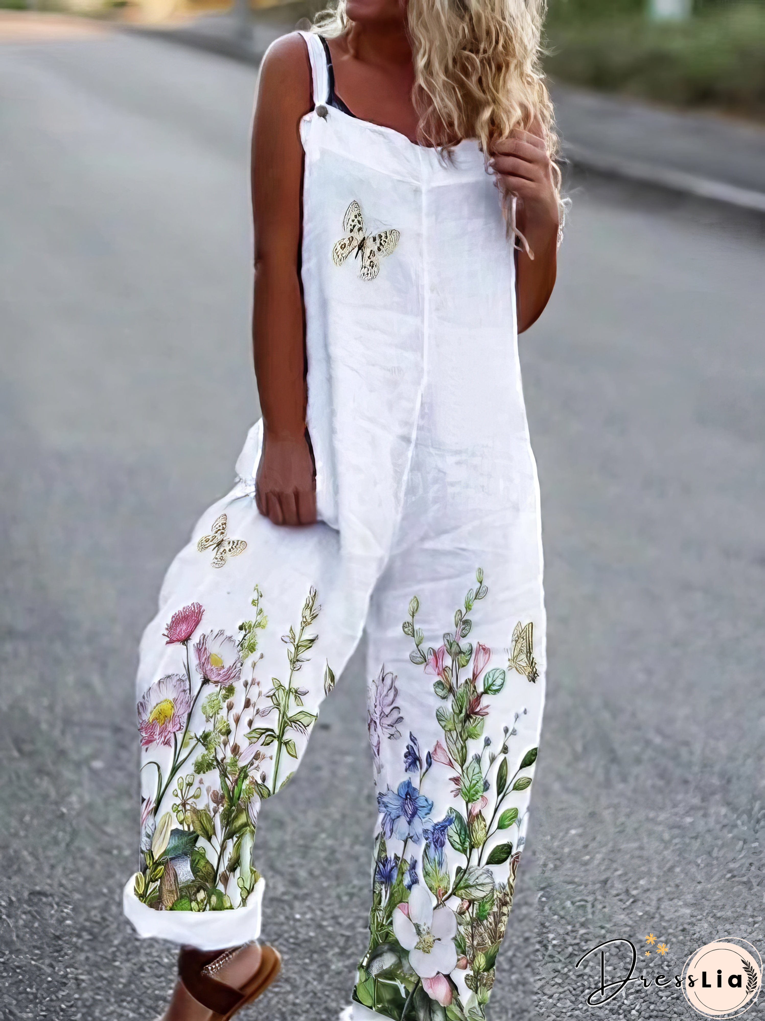 Lightweight Wide Leg Jumpsuit