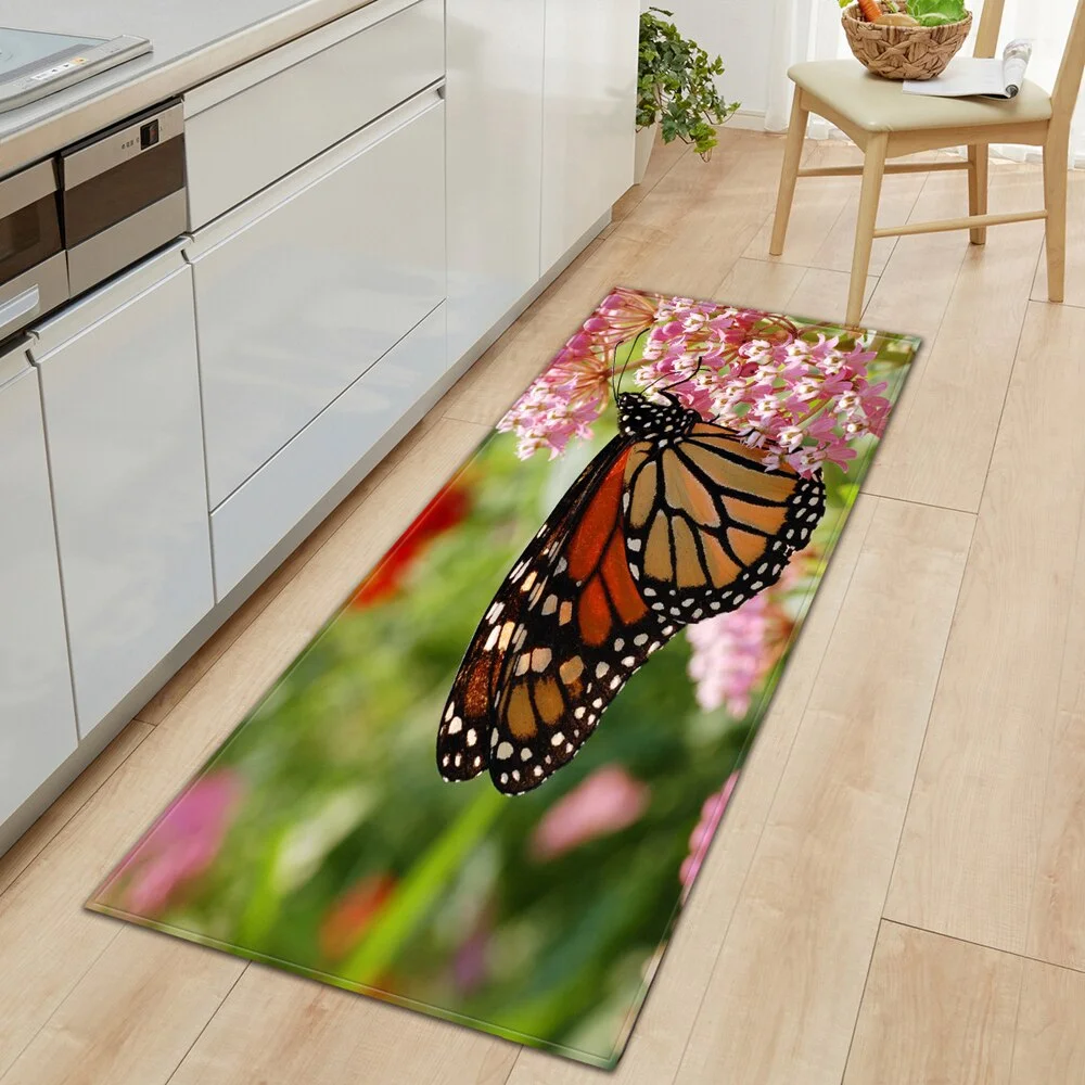 Modern Kitchen Mat Entrance Doormat Home Living Room Bedroom Children's Carpet 3D Printed Hallway Tatami Balcony Bath Long Rug