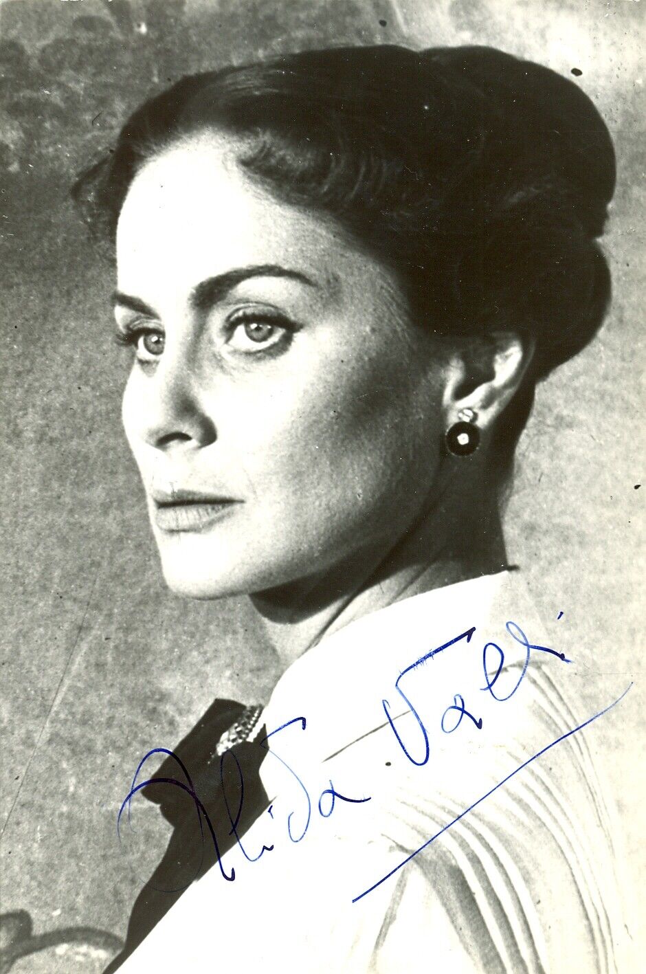 ALIDA VALLI Signed Photo Poster paintinggraph - Stunning Film Actress - preprint