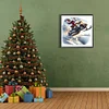 Diamond Painting-DIY Full Round Drill Flying Santa(40x40cm)