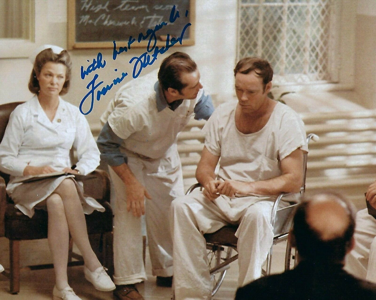 GFA One Flew Over the Cuckoo's Nest * LOUISE FLETCHER * Signed 8x10 Photo Poster painting L2 COA