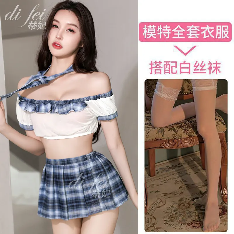 Churchf Night Swearing Underwear Pajamas Free From Female Students Wearing JK Uniform Sailors Seduced Hot Characters To Dress Up Pure Desire