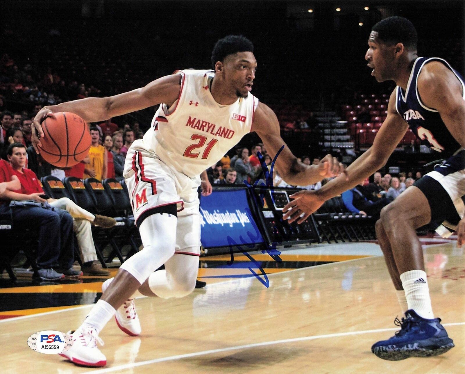 Justin Jackson signed 8x10 Photo Poster painting PSA/DNA Maryland Terrapins Autographed