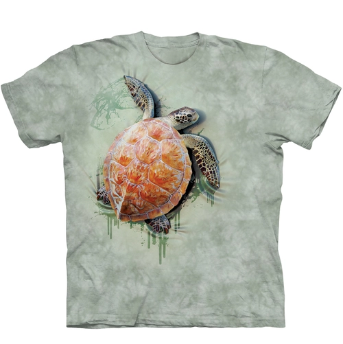 Sea Turtle Climb Classic Cotton T-Shirt