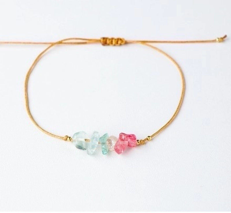 Fashion Irregular Crystal Beaded Bracelets 1 Piece