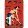 ZZ Top Girl - Vintage Metal Signs(8*12Inch)-Pin-up-girls