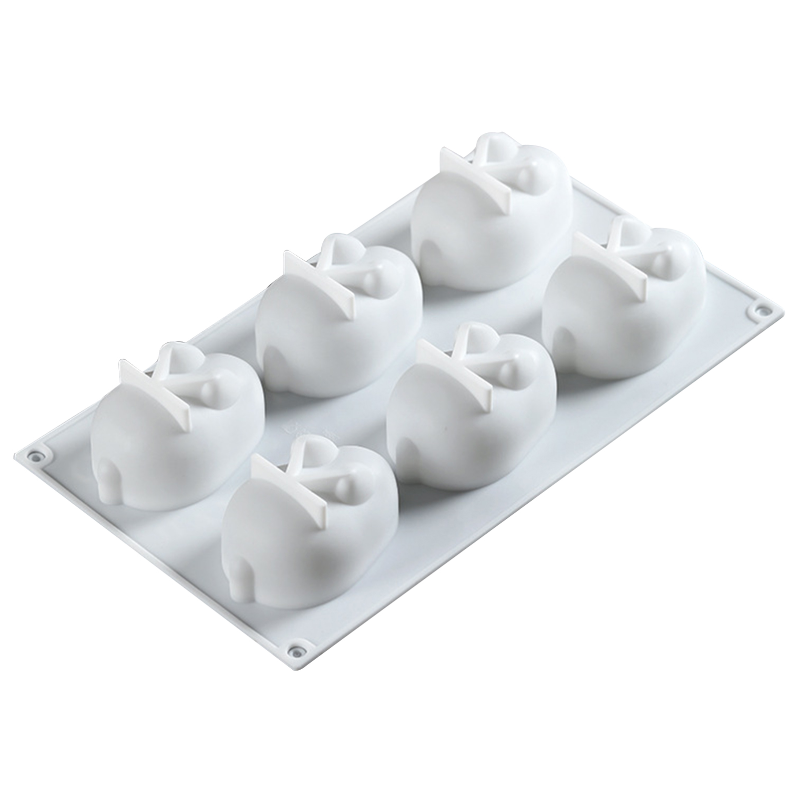 

3D Rabbit Silicone Mold, Easter Bunny Baking Mould, 6-Cavity, 501 Original