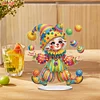 2D Flat Acrylic Circus DIY Desktop Diamond Art Kits for Adults Beginner