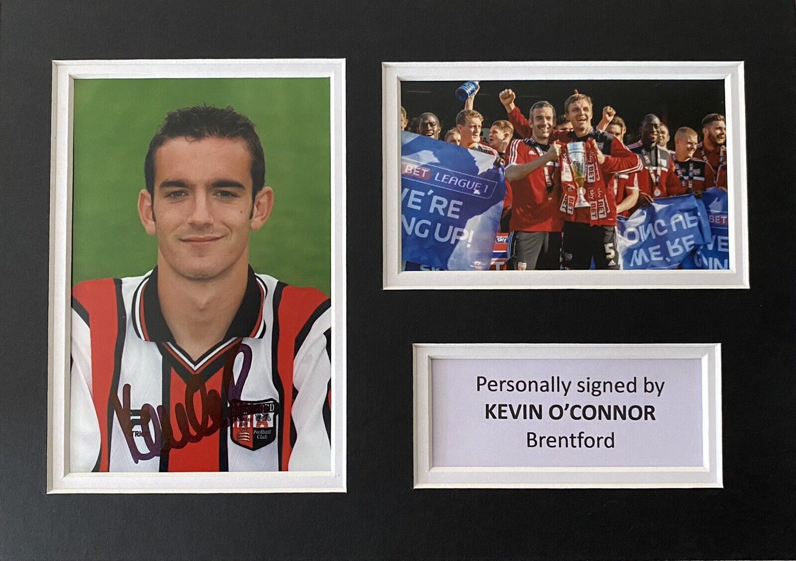 Kevin O’Connor Genuine Signed Brentford Photo Poster painting In A4 Mount Display