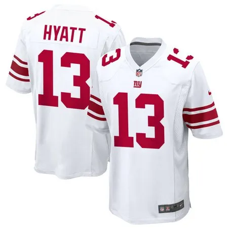 Youth New York Giants #13 Jalin Hyatt  White Alternate Game Jersey