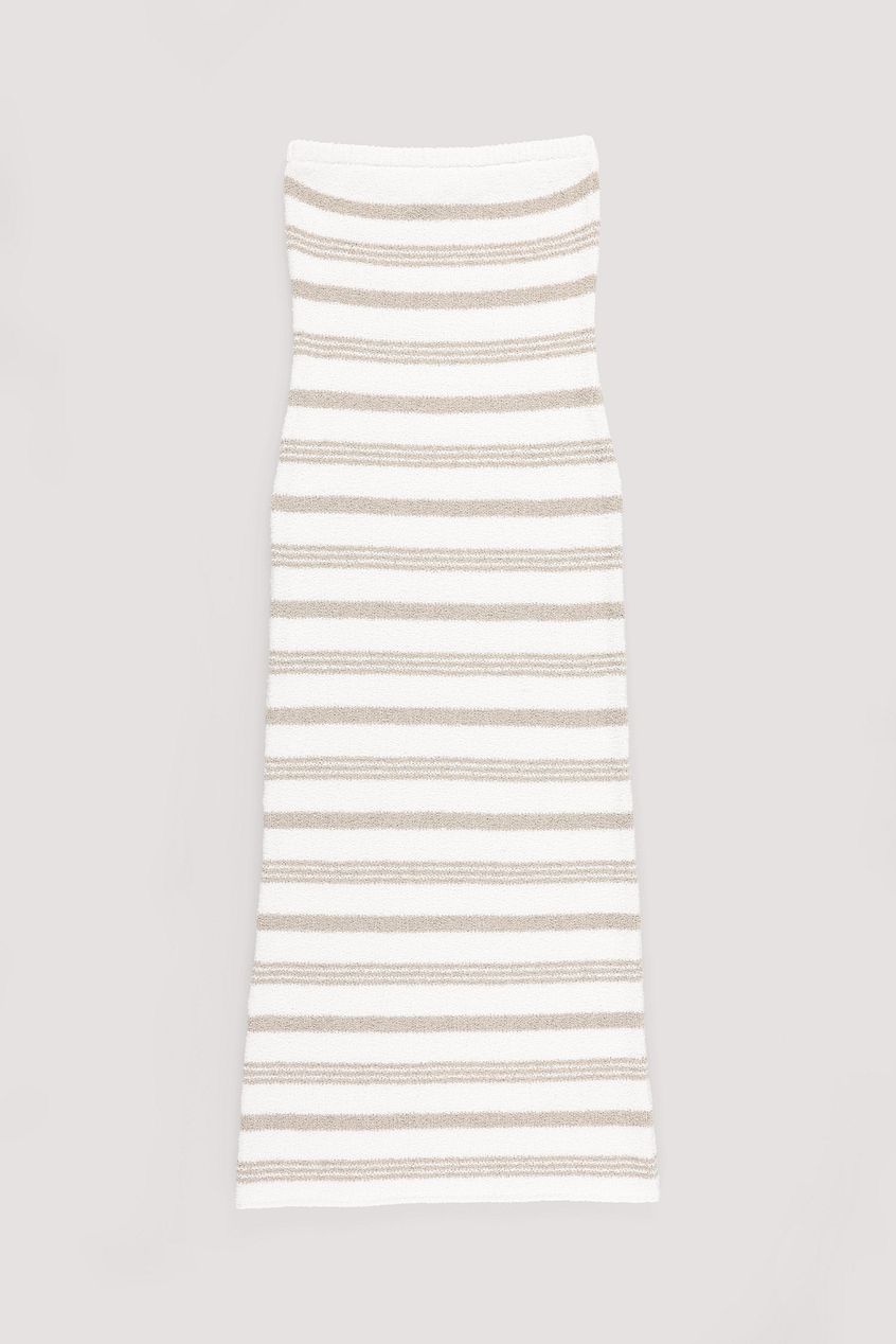 Ootddress Backless Contrast For Women Dress Slim Holiday Beach Striped High Waist Off-Shoulder Maxi Dress Skinny Casual Long Dress