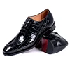 Handcrafted Genuine Alligator Leather Men&rsquo;s Classic Wholecut Oxford Shoes