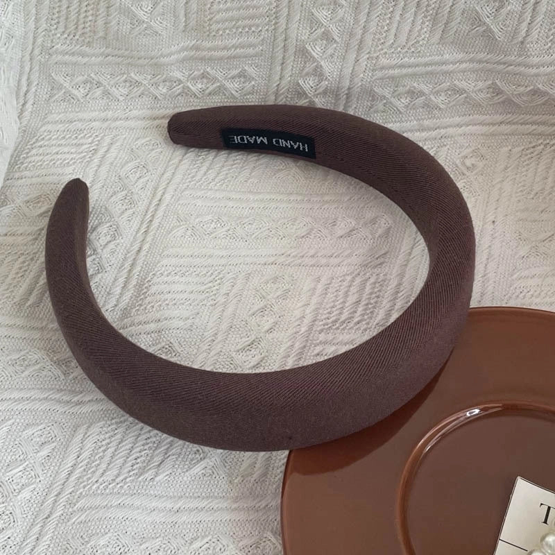 Elegant Retro Solid Color Cloth Hair Band