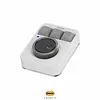 Mini Custom Mechanical Keyboard, Aluminum Alloy Double Button Programming Macro Keyboard, RGB Gaming Mechanical Hotswap Keyboard