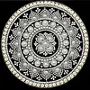 Framed Mandala - Pearls Painting Kit DIY Diamond Painting Pearl Dot Crafts 25*25CM