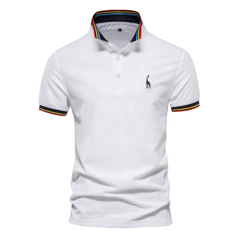 Solid Color Casual Men's Polo T-shirts
