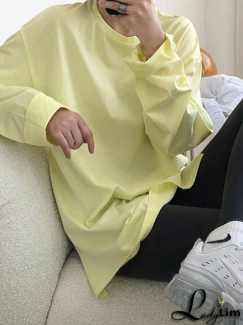 Original Solid Long Sleeve T-Shirts Tops