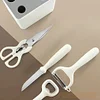 5-Piece Kitchen Tool Set With Storage Stand,Fruit Peeler Combination