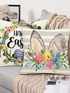 4pcs Easter Bunny Pillow Covers Decorative Couch Cushion Case 45x45cm Pillowcase