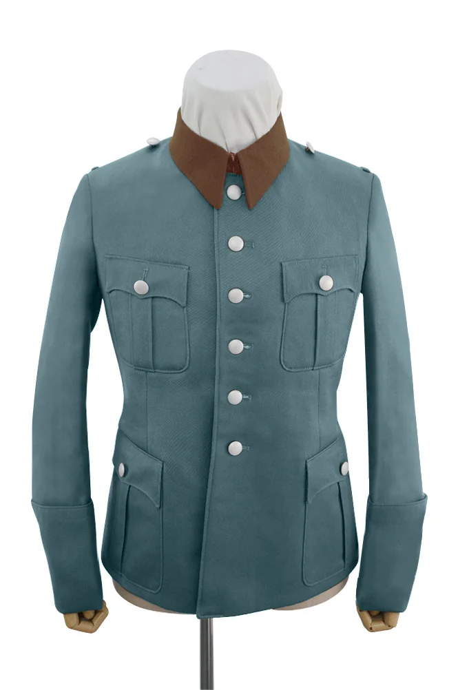   Polizei German Gendarmerie General Officer Gabardine Service Tunic Jacket 6 Buttons German-Uniform