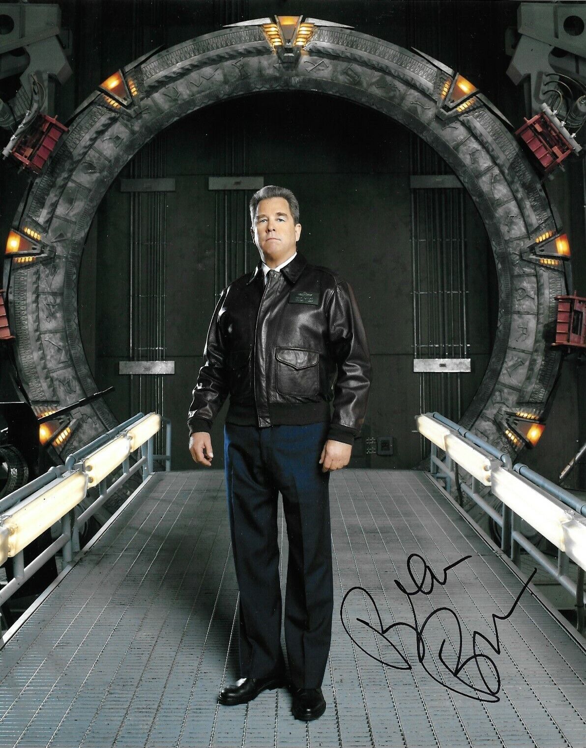 Beau Bridges Signed Stargate: SG-1 10x8 Photo Poster painting AFTAL