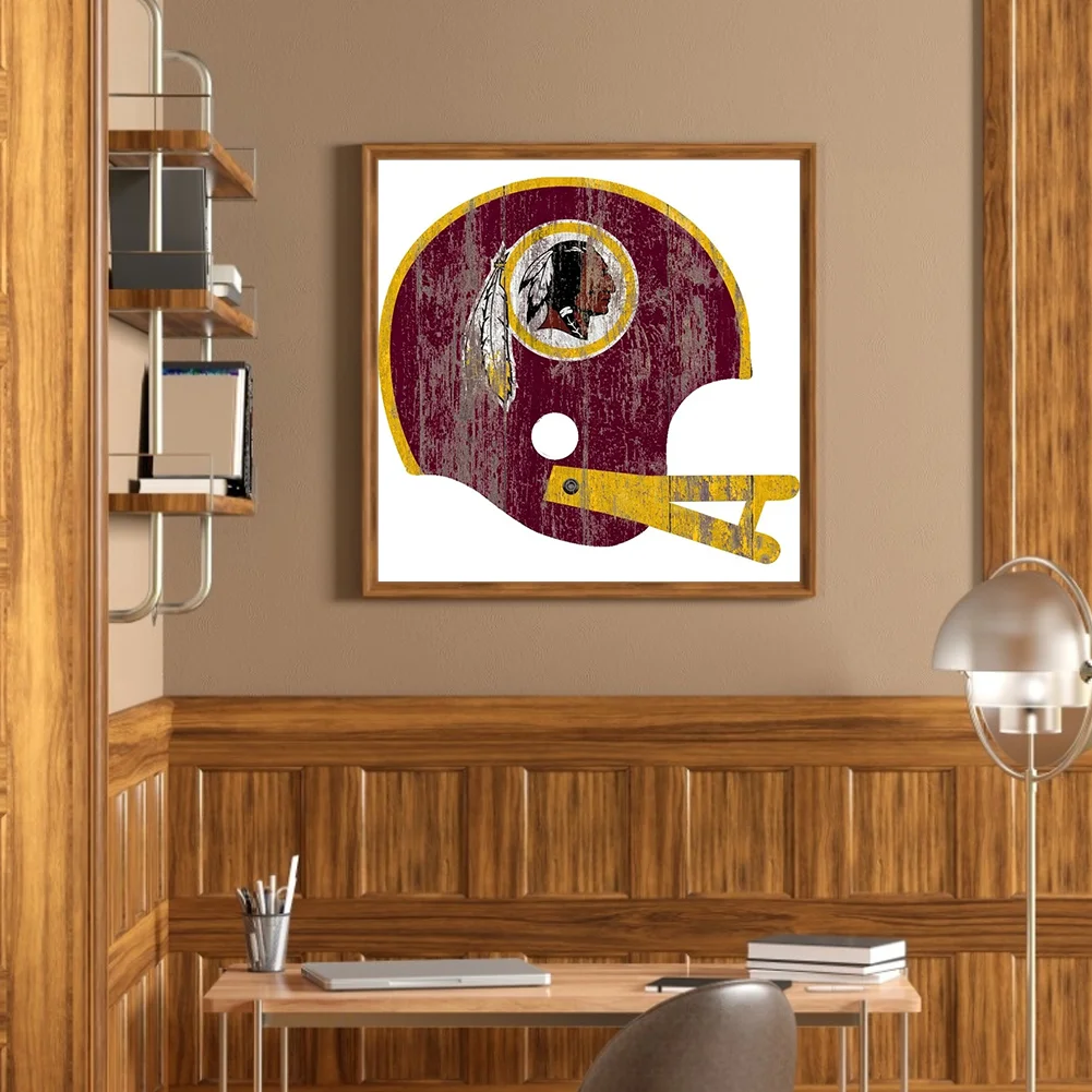 Diamond Painting - Full Round Drill - Washington Commanders(30*30cm)