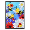50 Pages A5 DIY Special Shaped Diamond Painting Diary Notebook Kit (Cartoon Bee)