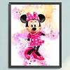 Watercolor Disney Minnie Mouse - 11CT Stamped Cross Stitch 40*50cm/15.75*19.69in