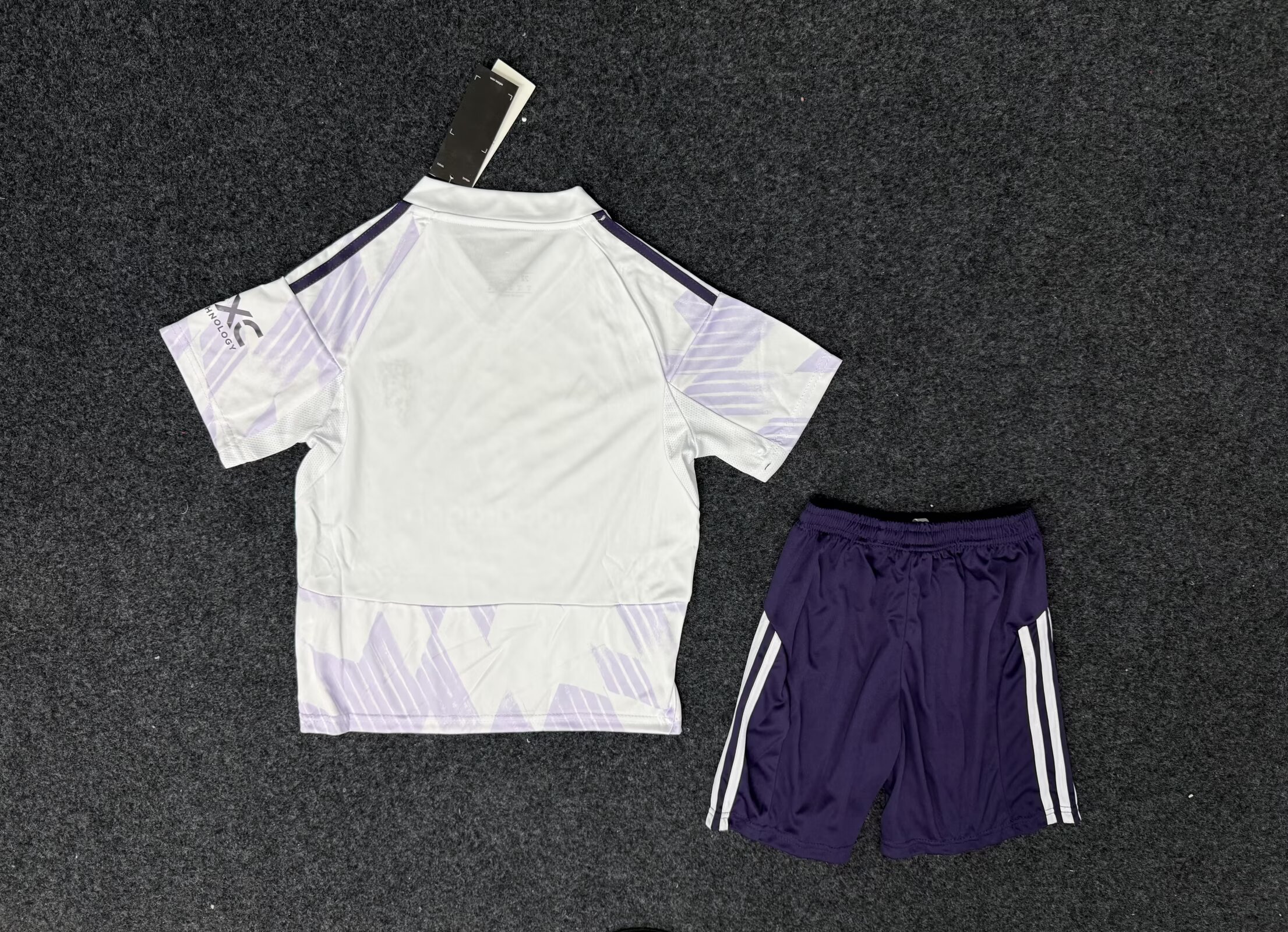 25/26 Manchester United Away Kids Kit Football Jersey Thai Quality