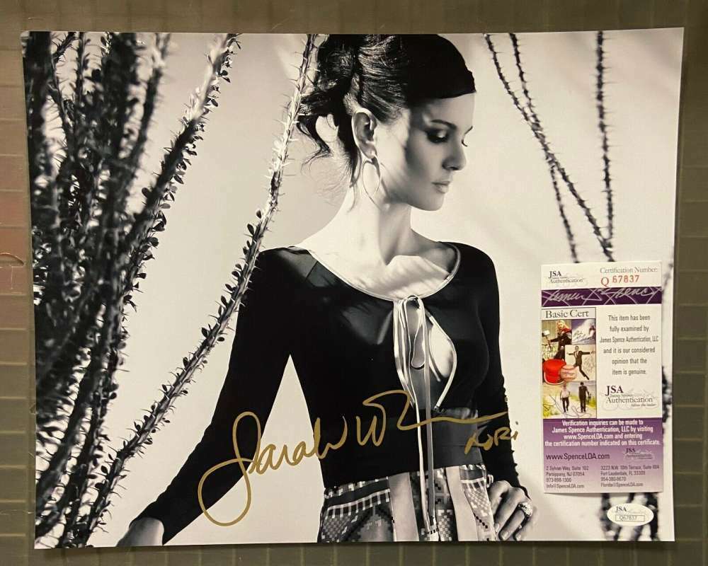 Sarah Wayne Callies JSA Coa Signed 11x14 Walking Dead Photo Poster painting Autograph