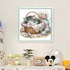 Sleeping Cat-11CT Stamped Cross Stitch 40*40cm/15.75*15.75in