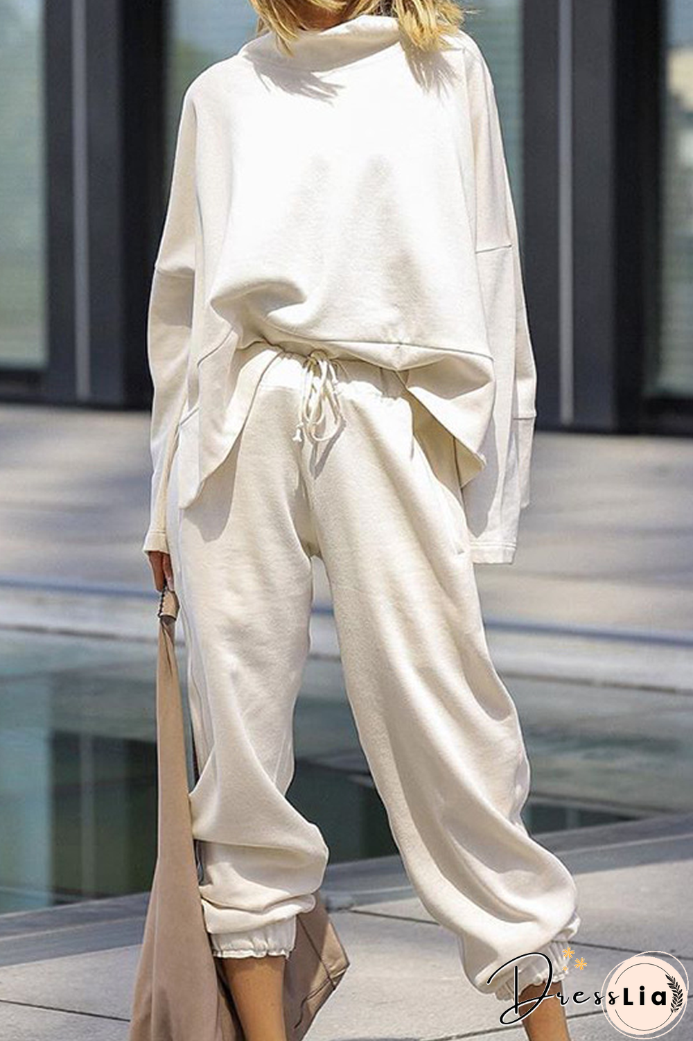 Solid Stand Collar Two Pieces Sets