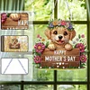 (US Only)Mothers Day 2D Flat DIY Diamond Painting Set Diamond Art Pendant Wall Decor