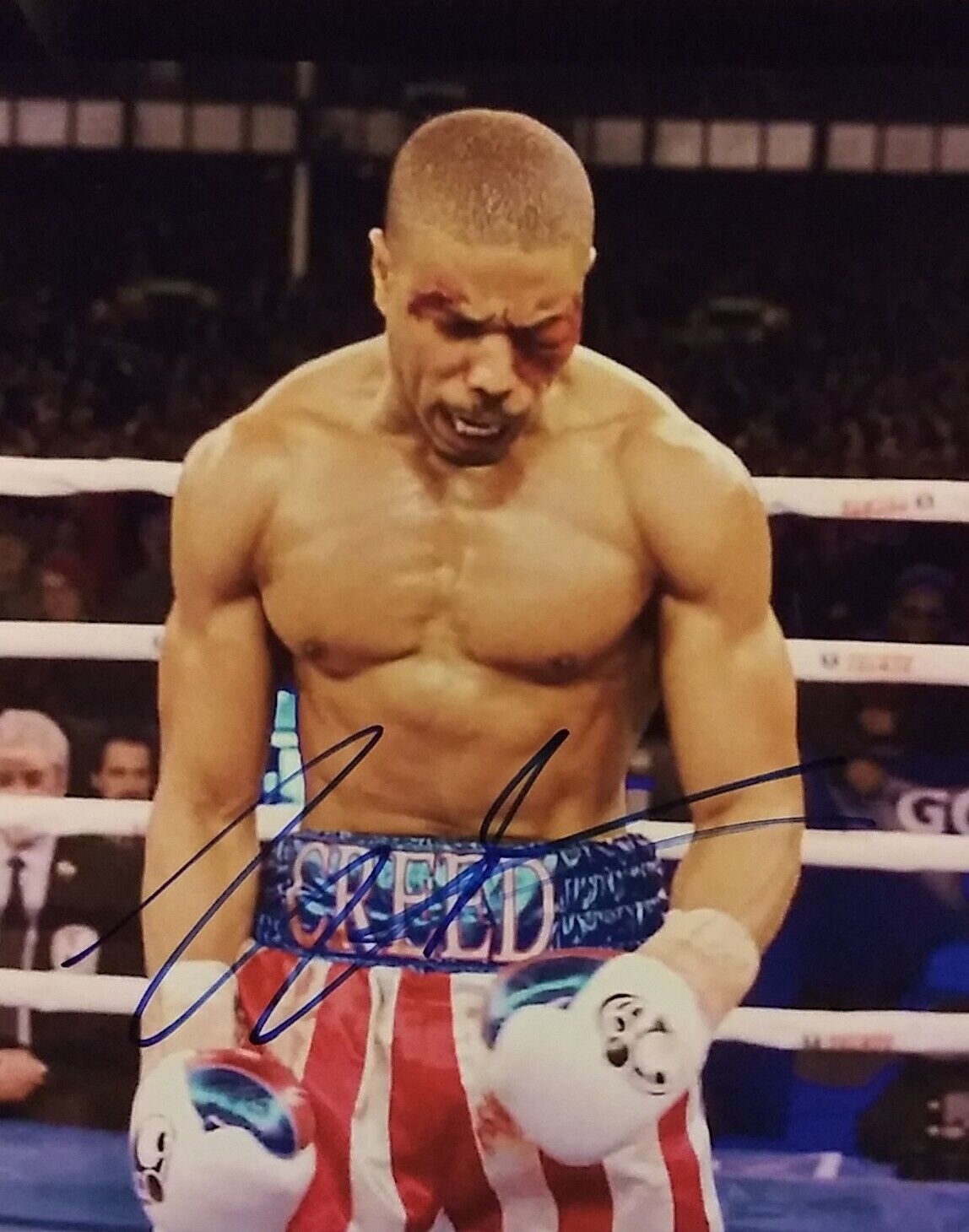 Michael B Jordan signed 8 x 10