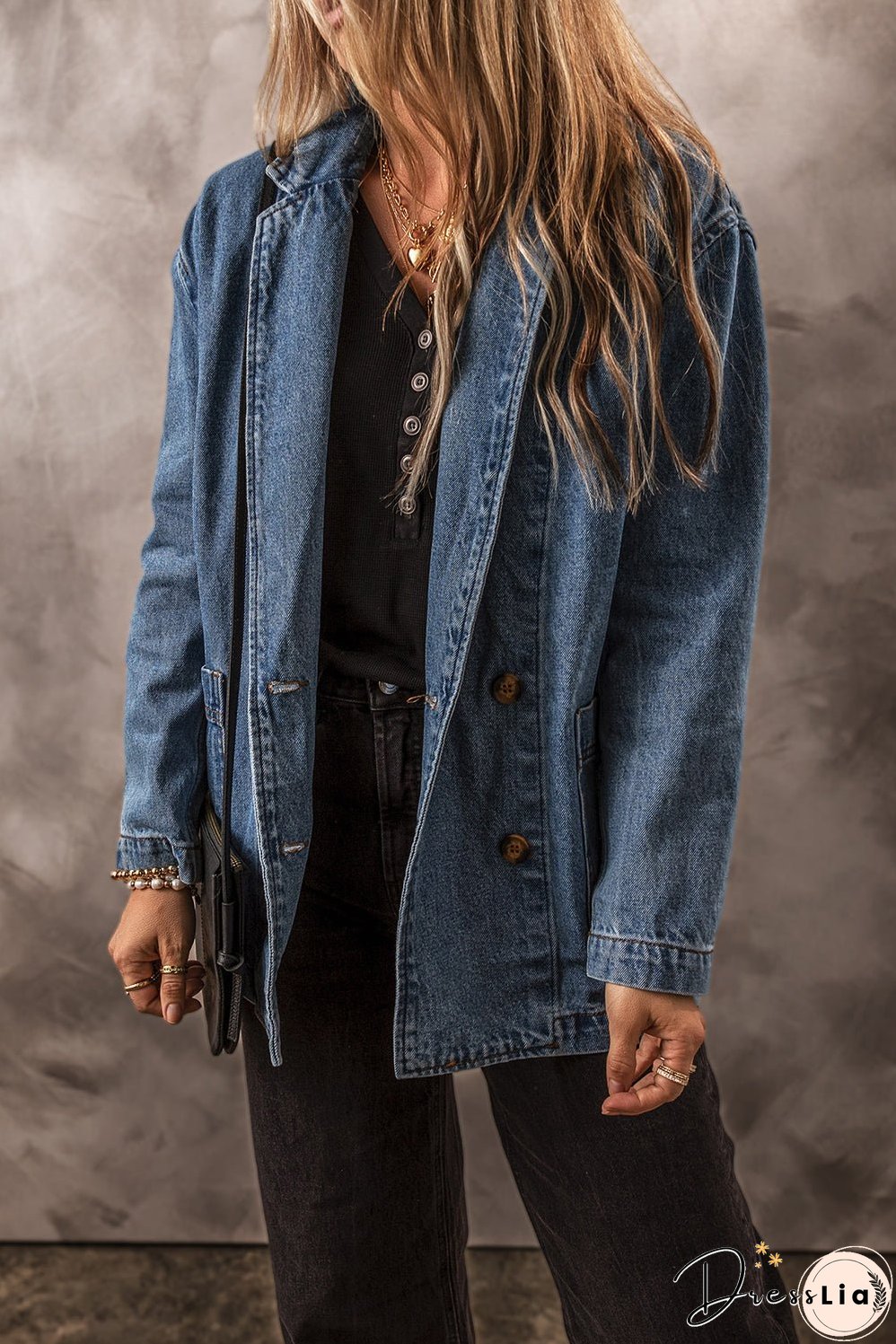 Raw Hem Denim Jacket