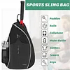 Oxford Cloth Sling Bag Waterproof Simple Shoulder Bags Large Capacity Versatile Crossbody Bag for Sports And Outdoor Family Outings