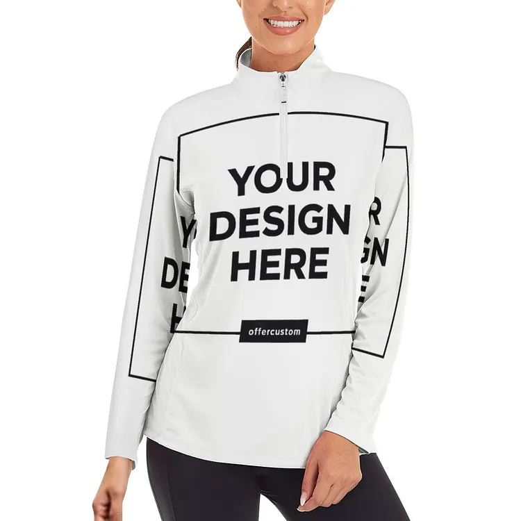 Personalized Design Women's Long Sleeve Yoga Shirt Full Print