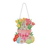 DIY Special Shaped Diamond Painting Easter Egg Bunny Festival Hanging With Lamp String Kit