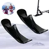 1 Pair Scooter Sled Ski Sleigh Snow Sledge Board Set Ski Scooter for Child Kids