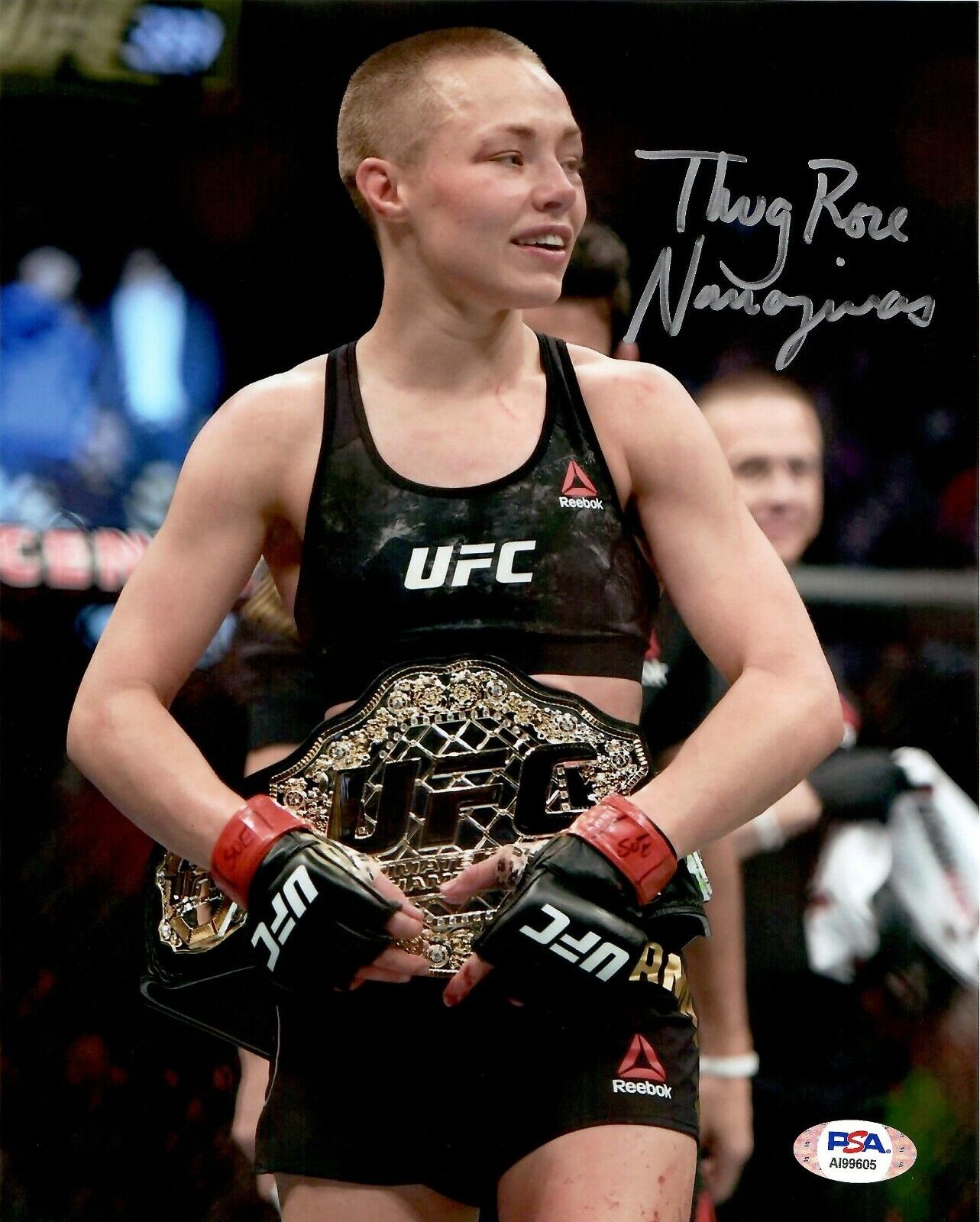 Rose Namajunas autographed signed inscribed 8x10 Photo Poster painting UFC PSA COA Full Graph