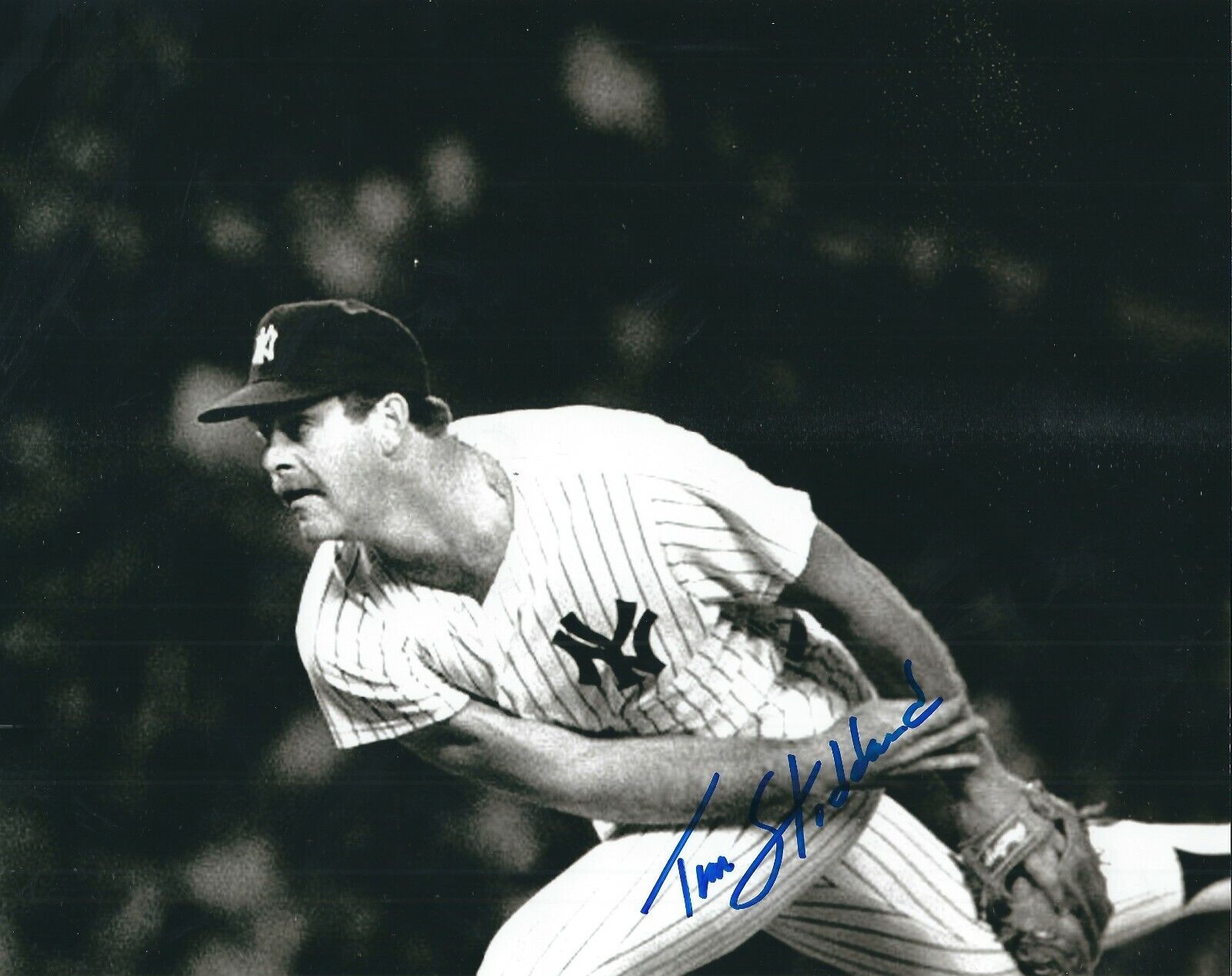 AUTOGRAPHED 8x10 TIM STODDARD New York Yankees Photo Poster painting W/COA