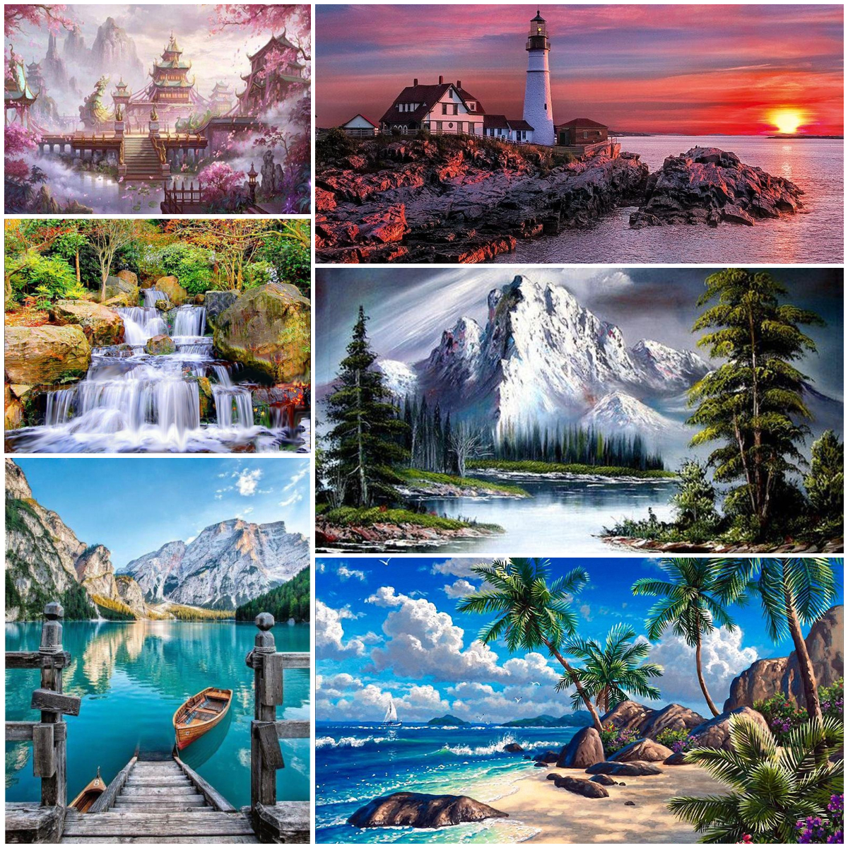 Diyhomever| Europe Diamond Painting Kits all Buy 4 Get 1 Free for ...