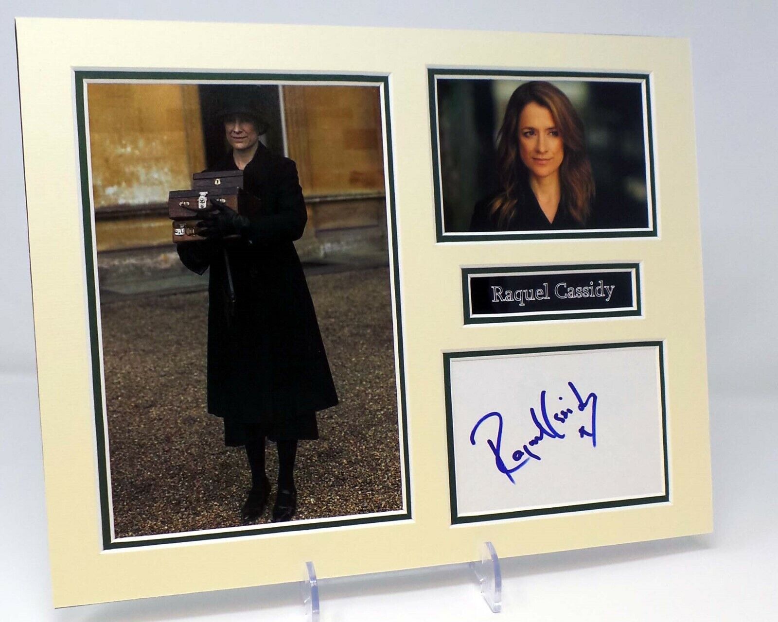 Raquel Cassidy Signed Mounted Photo Poster painting Display AFTAL COA Downton Abbey