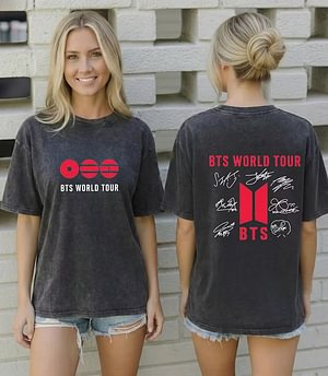 BTS World Tour Arirang Las Vegas T-Shirt (Gray)