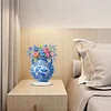 Artistic Blue And White Porcelain Vase - 5D DIY Vase