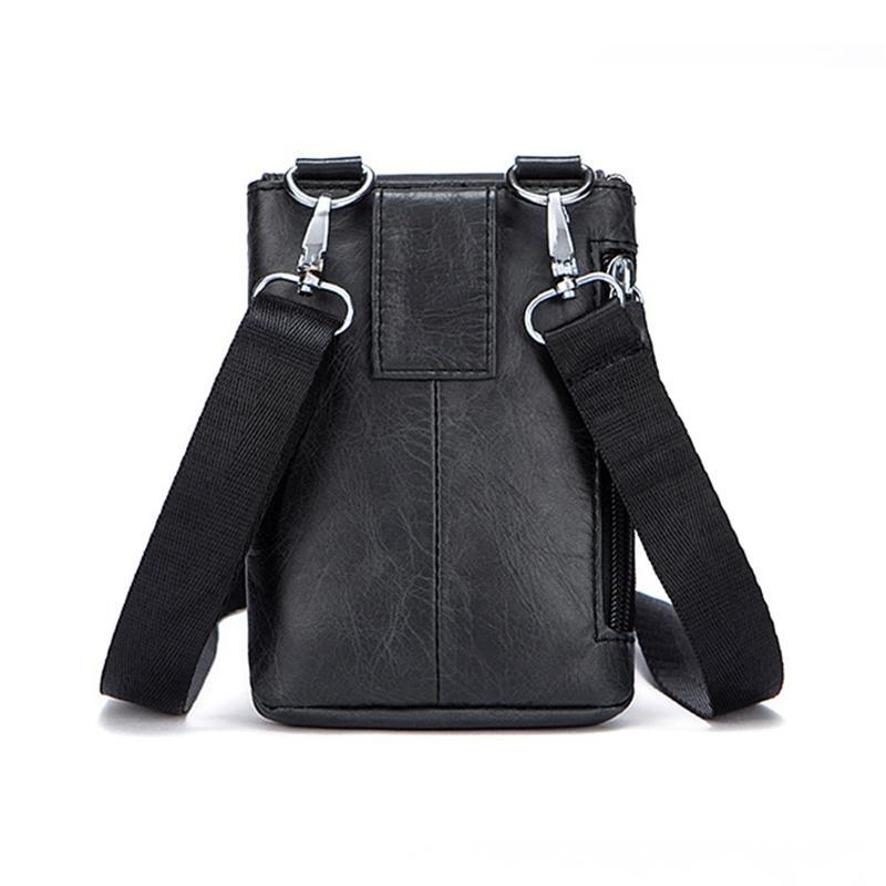 Leather Simple Style Chunky Sling Shoulder Bag Fanny Bag