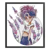Lavender Girl-14CT Stamped Cross Stitch 28*31cm/11.02*12.2in