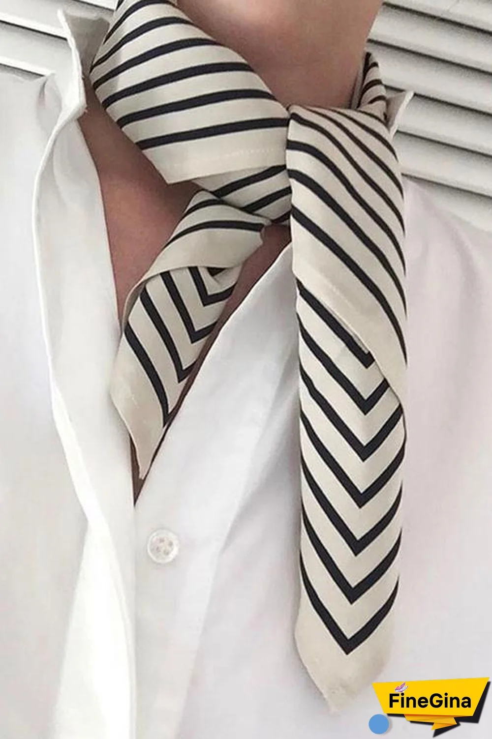 Simple Stripe Scarf