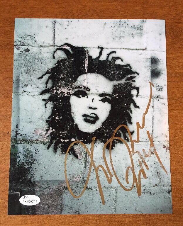 Lauryn Hill hand SIGNED 8X10 Graffiti Photo Poster painting JSA/COA K56907